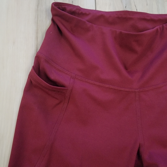 Old Navy Maroon Leggings - Size Medium - Picture 5 of 7
